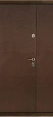 Дверь Бульдорс STEEL 13Д Античная медь