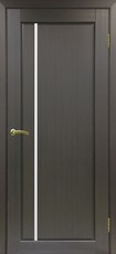 Дверь Optima Porte Сицилия 711 остекление №12 стекло Мателюкс  Венге NL Экошпон