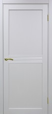 Дверь Optima Porte Турин 552 Остекление №12 Мателюкс Белый монохром NL Экошпон