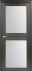 Дверь Optima Porte Турин 520 Остекление №212 Мателюкс Венге FL Экошпон