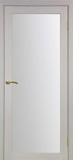 Дверь Optima Porte Турин 501 Остекление №2 Мателюкс Дуб беленый FL Экошпон