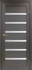 Дверь Optima Porte Турин 507 Остекление №12 Мателюкс Венге FL Экошпон