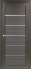 Дверь Optima Porte Турин 506 Остекление №12 Мателюкс Венге FL Экошпон