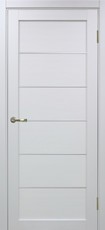Дверь Optima Porte Турин 501AПП Молдинг SC №1 Белый монохром Экошпон