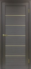 Дверь Optima Porte Турин 501AПП Молдинг SG №1 Венге FL Экошпон
