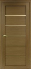 Дверь Optima Porte Турин 501AПП Молдинг SG №1 Орех классик Nature line Экошпон