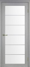 Дверь Optima Porte Турин 501АСС Молдинг SC Дуб серый Fine line Экошпон