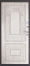 Дверь Дверной континент Флоренция Темный орех  Беленный дуб 
